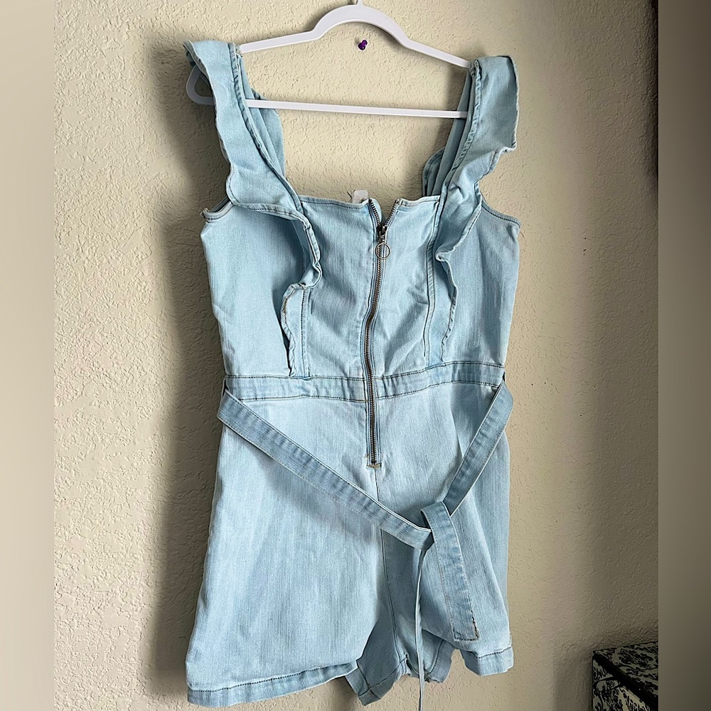 Light Denim Romper